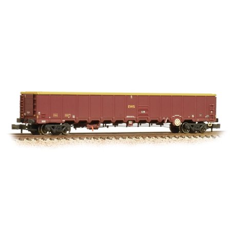MBA Megabox High-Sided Bogie Box Wagon (Buffers) EWS Weathered