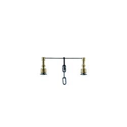 Wagon Set Parallel Shank Buffers & 3 Link Coupling Kit '0' Gauge