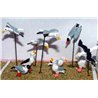 10 Assorted Seagulls (O scale 1/43rd) - Unpainted