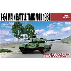 T-64A Main Battle Tank Mod 1981 - 1:72 scale model kit