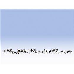 N (1/148 - 1/160) Cows - Black & White (9) by Noch