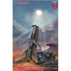 Germany WWII Rheintochter 1 missile launching - 1:72 scale model kit