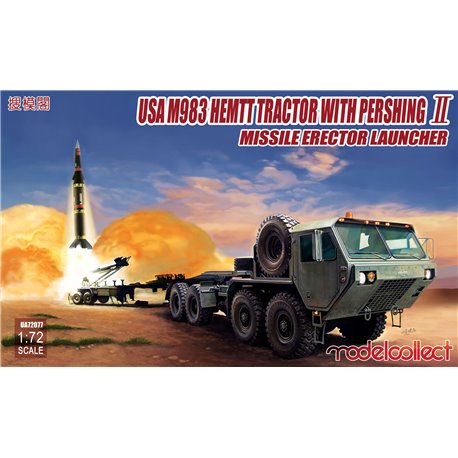 M983 HEMTT Tractor with Pershing Missile - 1:72 scale model kit
