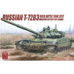 Soviet T-72B3 Main Battle Tank - 1:72 scale model kit