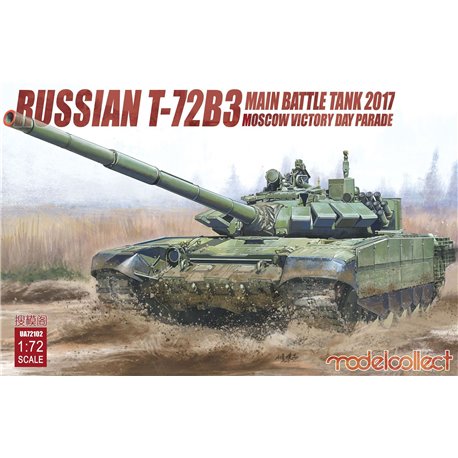 Soviet T-72B3 Main Battle Tank - 1:72 scale model kit