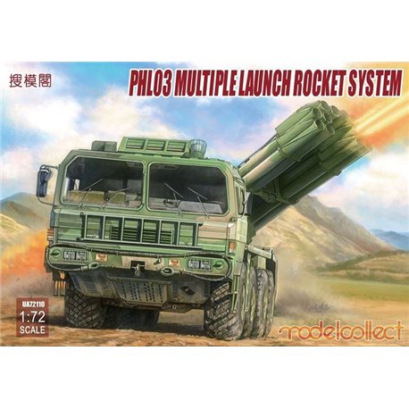 Soviet PHL03 Multiple launch rocket system - 1:72 scale model kit