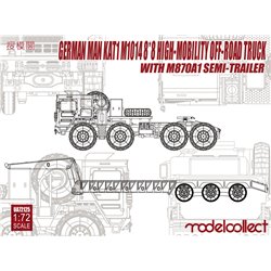 German MAN KAT1 M1014 8*8 HIGH-Mobility off-road - 1:72 scale model kit