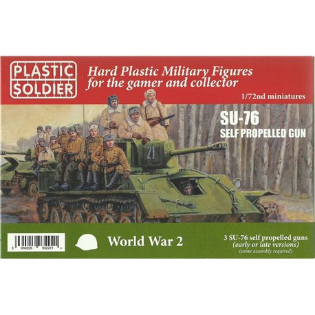 SU-76 Self Propelled Gun 1/72nd Scale