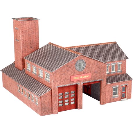 N Scale Fire Station