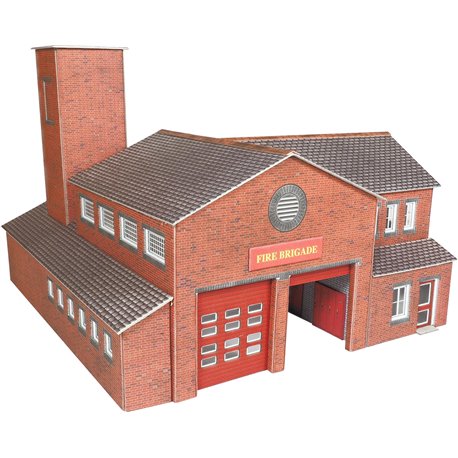00/H0 Fire Station