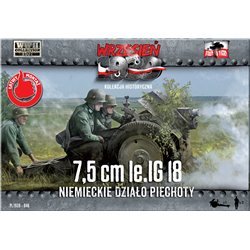 LiG 18 German Infantry Gun on DS Wheels - 1/72 Plastic model kit