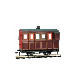 4-Wheel Coach Brake Maroon Livery
