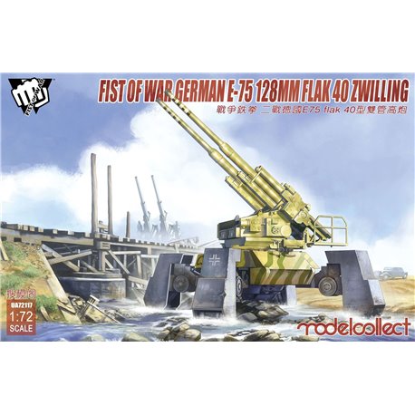 German WWII E75 Panzer Flak 40 Zwilling 'Fist of War'