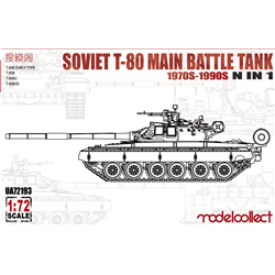 T-80 Main Soviet Battle Tank 1970S-1990S