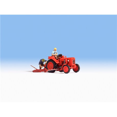 Tractor with Figure