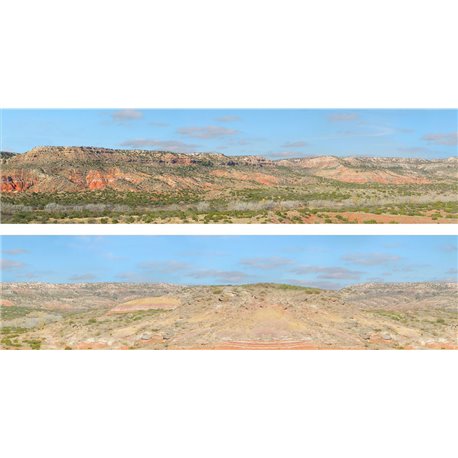 Desert OO gauge 15" High Backscene Pack A