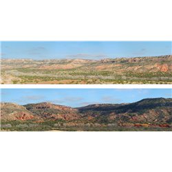 Desert OO gauge 15" High Backscene Pack B
