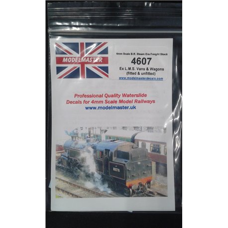 Ex L.M.S. Goods Vans, Brake Vans, Open, Mineral & Coal