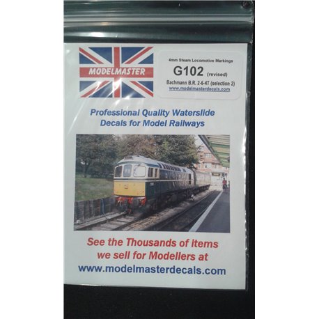 Smoke Box Numbers for B.R. Standard 80xxx 2-6-4T.
