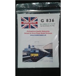Smoke Box Numbers for ex L.N.E.R. B12/3 4-6-0