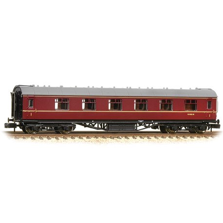 LMS Stanier First Corridor BR Maroon