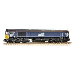 Class 66 66434 DRS Plain Blue Compass