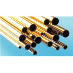 Slide Fit Tube Selection Pack - 1.1mm, 1.3mm, 1.5mm & 1.7mm Brass Tube