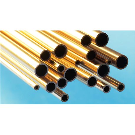 Slide Fit Tube Selection Pack - 1.1mm, 1.3mm, 1.5mm & 1.7mm Brass Tube