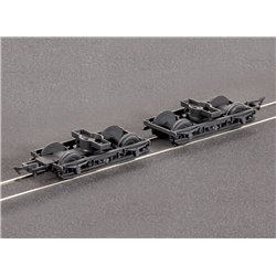 Midland Railway 10ft Coach Bogies With Wheels