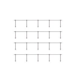Hand Rail Stanchions - Single Rail