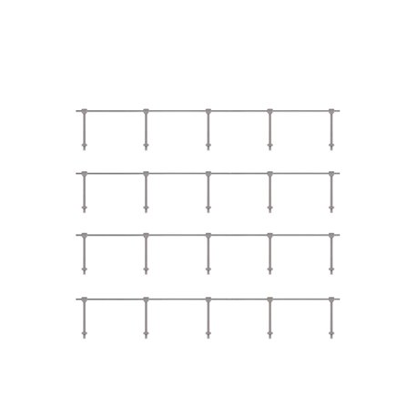 Hand Rail Stanchions - Single Rail