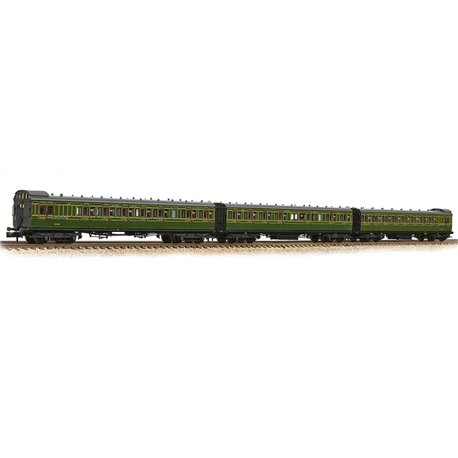 SE&CR 60ft Birdcage 3-Coach Pack SR Maunsell Green