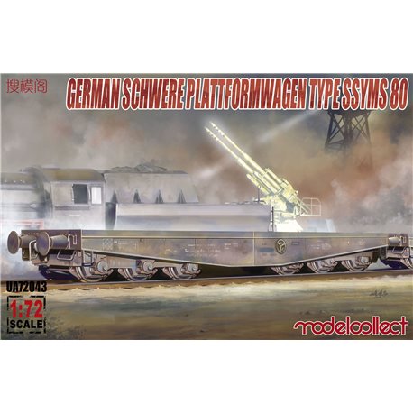 Schwerer Plattformwagen Type SSyms 80