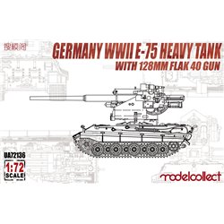 E-75 Heavy Tank with 128mm flak 40 gun 