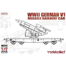 WWII Germany V1 Missile Railway Car 