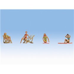 Sunbathers (4) Figure Set