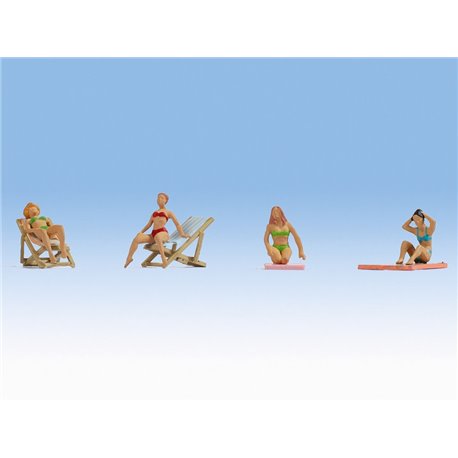 Sunbathers (4) Figure Set
