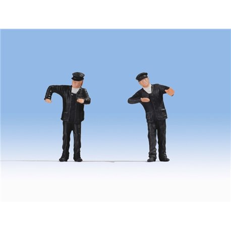 Steam Locomotive Drivers (2) Figure Set