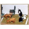 Painted 6 Assorted Cats (O scale 1/43rd)