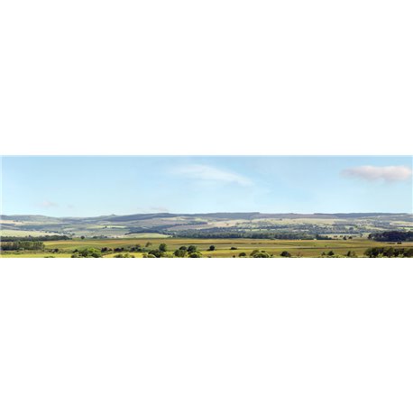 Hills & Dales New Sky OO Backscene 15"x10’ Pack B PREMIUM PRINT !