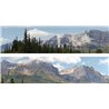Rockies OO gauge Backscene (15"x10’) Pack A PREMIUM PRINT !