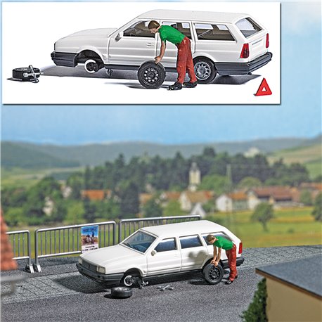 Action Set: flat tire