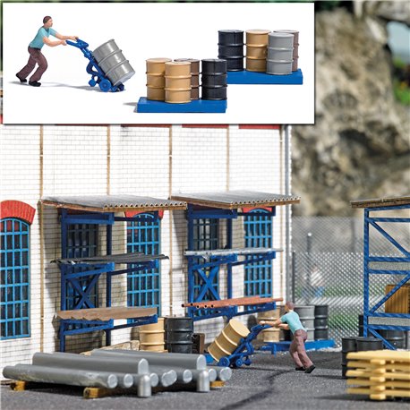 Action Set: barrel truck