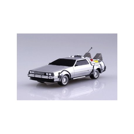 Aoshima Back to the Future Part 1 Delorean Pull Back & Go