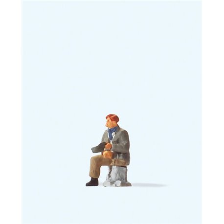 Sitting Disabled Person Figure