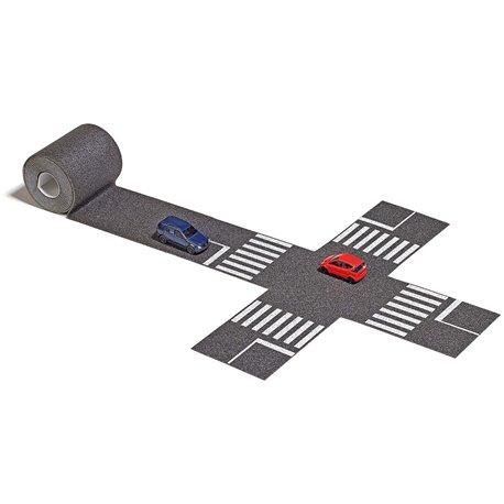 N Street, intersection, cars
