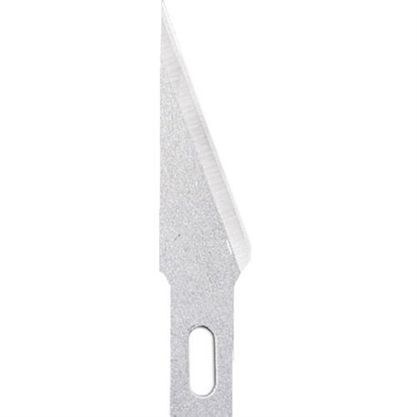 No 21 Straight Edge Replacement Stainless Steel Blades (x5)