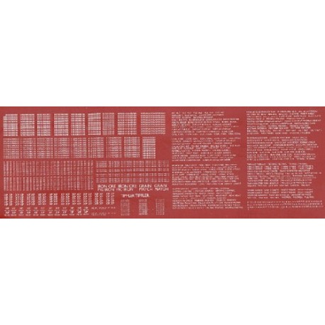 BR Revenue Lettering Pre-Tops (Codes)
