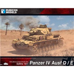 Panzer IV Ausf D/E 1:56 scale (28mm) Wargame Plastic Kit