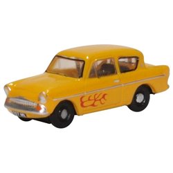YELLOW FORD ANGLIA 